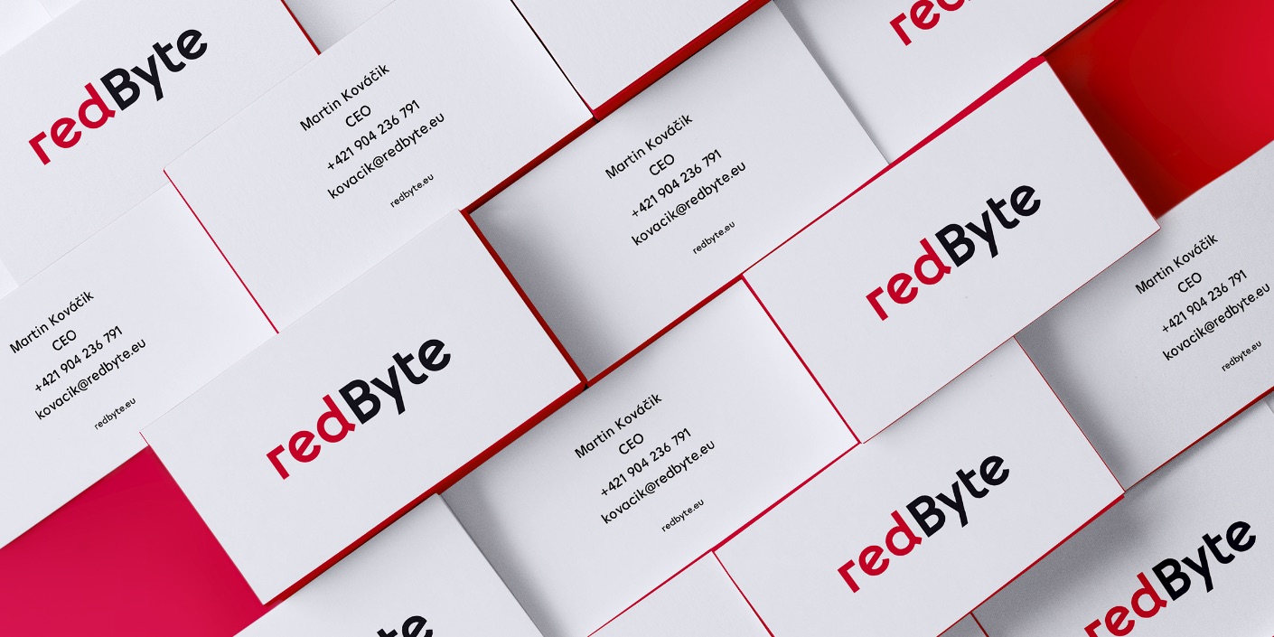 studio 001 redbyte card design